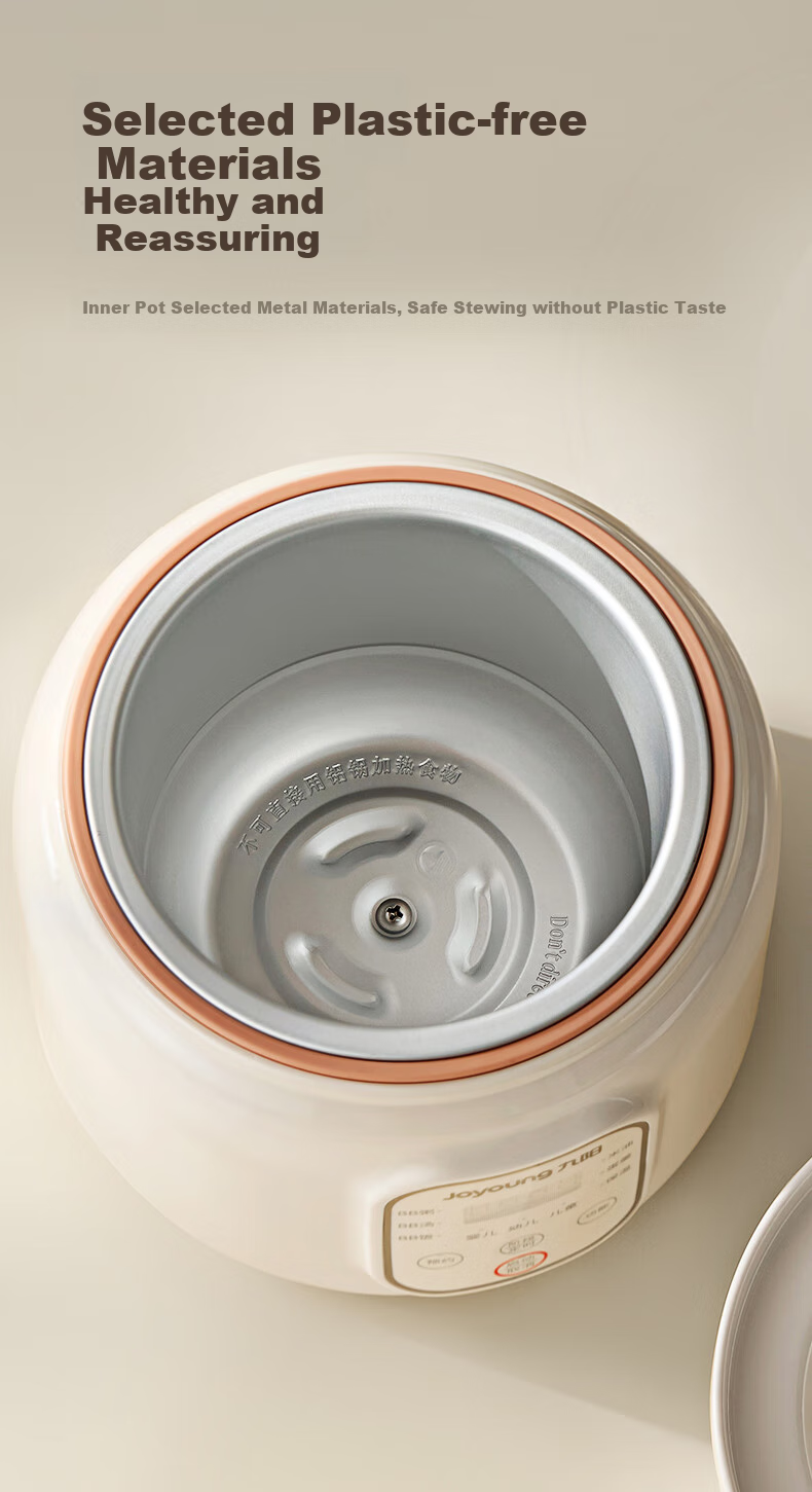 Joyoung [Subsidy] Electric Stew Pot, Baby Food Processor, Age-Specific BB Porridge Cooker, Infant-Specific Stewing Cup, Baby Soup Maker, Rice Steamer, Oil 1L Baby Food Pot GD133 13