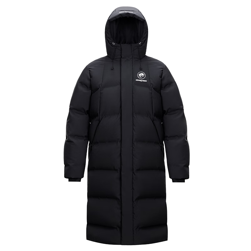Panda Zhang Yuxi Outdoor Seamless Down Jacket Unisex Long Over-the-Knee Water-Repellent Warm Coat Autumn Winter New