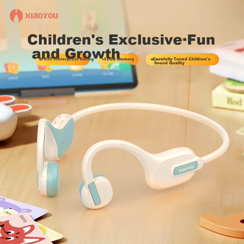 Детские Bluetooth-наушники Xiaoyou Y8, беспроводные, с заушным креплением, не внутриканальные, для онлайн-уроков и обучения студентов