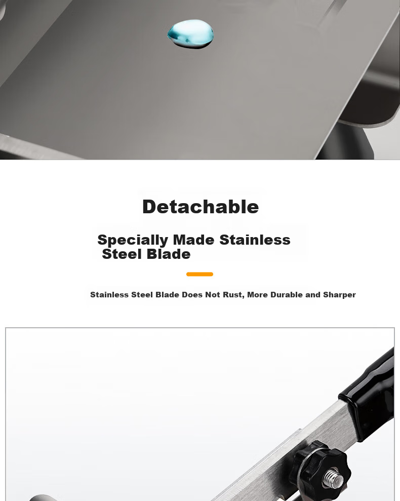 BJ 304 Stainless Steel Meat Slicer, Lamb Roll Slicer, Home-Use Meat Shaver, Frozen Meat Cutter, Meat Slicing Machine 9