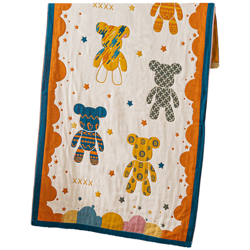 Fanyejia Enlarged Bath Towel, Adult Cotton Gauze, for Men And Women, Home Use, Children, Students, Absorbent Quick-Drying Towel, Couple's Bath Towel, Sports Towel