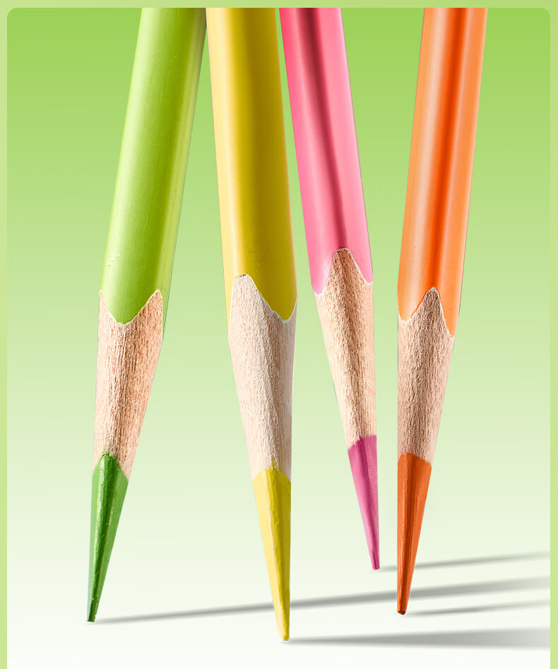 CHINJOO Erasable Triangular Colored Pencils 24 Colors Art Student Drawing Pens Kids Coloring Pencils Children's Gift Back to School Gift 12