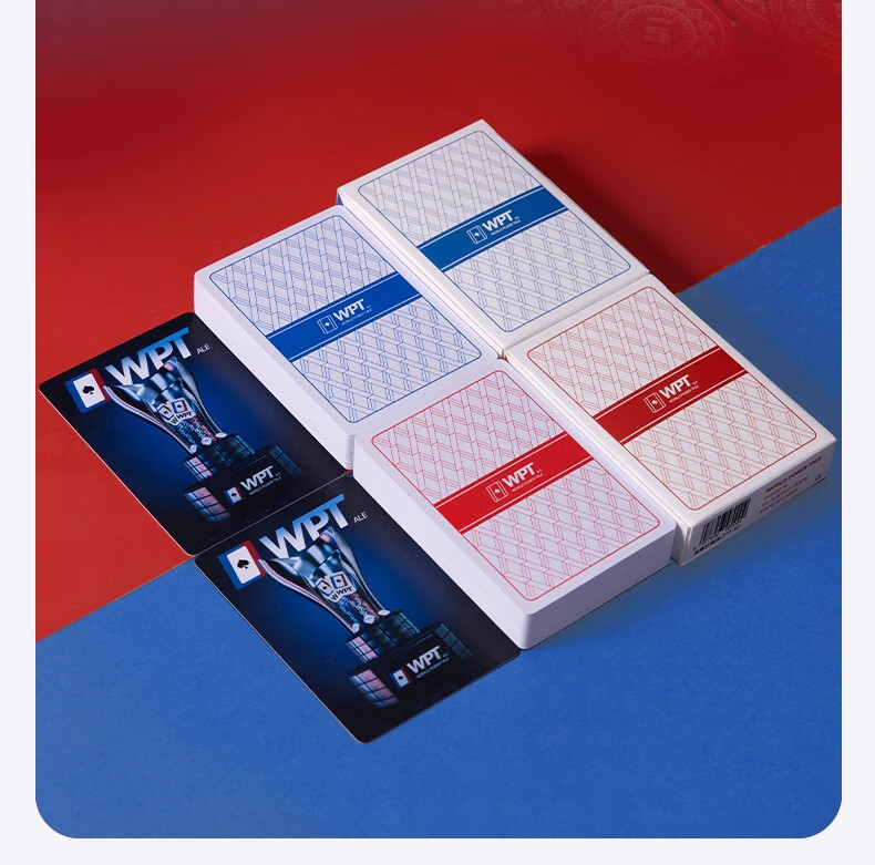 BR WPT Poker Playing Cards Plastic Tournament Professional PVC Waterproof Durable Matte 10 Decks 19