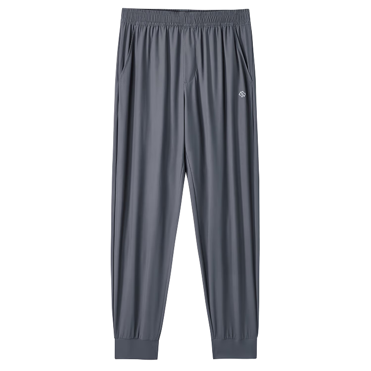 JD Original Men's Quick-Dry Sports Pants, Casual Trousers, Spring And Summer Men's Running Fitness Breathable Sweatpants, Training Pants for Men, Rhinoceros Gray, XL
