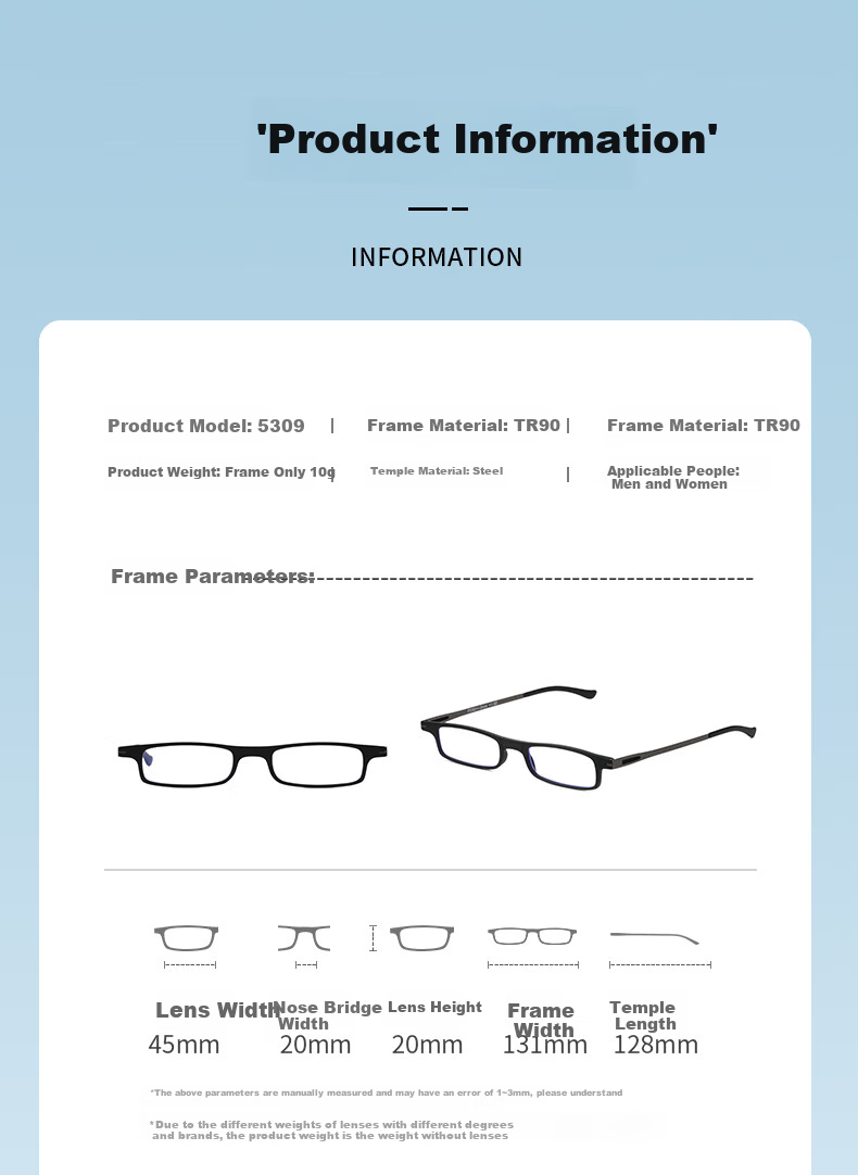 WESEE Reading Glasses for Men, German Imported Portable High-End Brand Genuine Foldable Anti-Blue Light Glasses +125 Degrees 13