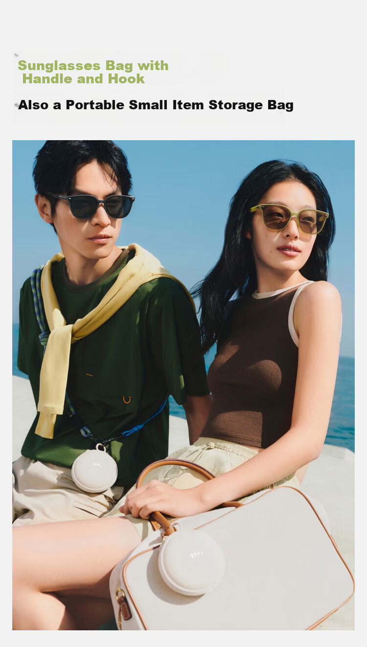 Banana Under Sunglasses Square Round Frame Unisex Foldable Outdoor Travel Driving UV Protection FD021 14