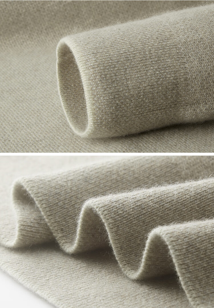 Shanshan Men's Wool and Cashmere Sweater 2025 New Autumn Winter Warm Soft Knitwear for Middle-aged and Elderly 2