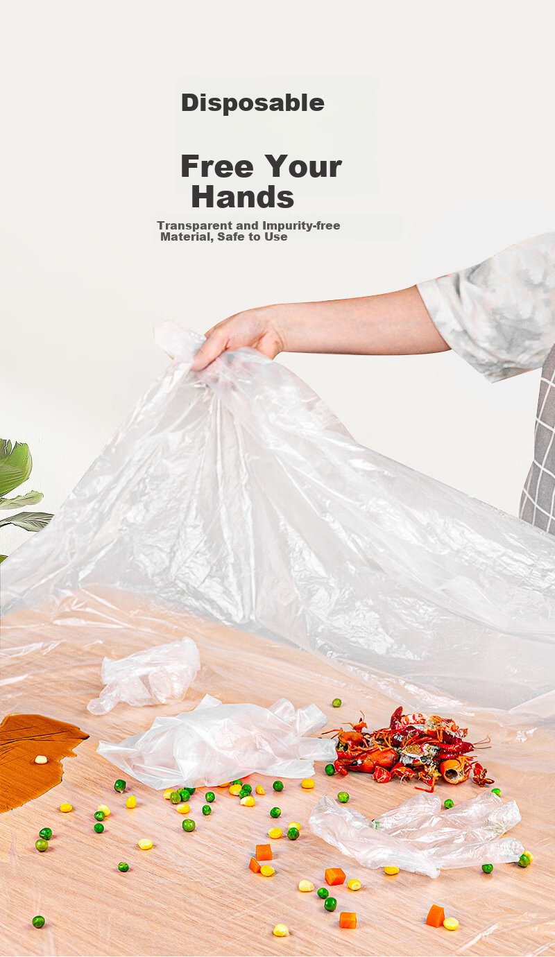 Temeiju Disposable Tablecloth, Thickened, Waterproof And Oil-Proof, Perforated Table Cover, Extended Square Shape, 200*200cm*20 Pieces 7