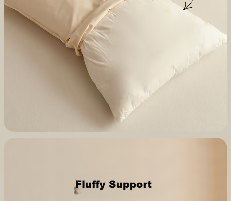 HLA A-Class 100% Xinjiang Cotton Three-Protection Pillow Core 7A Antibacterial Oil-Resistant Fiber Neck Support Pillow for Dormitory 9
