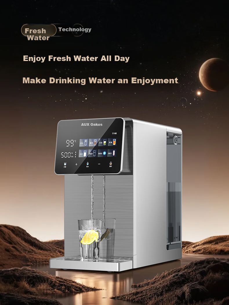 AUX Desktop Drinking Water Purifier with Heating And UV Sterilization, Direct Drinking Machine, 200G Fresh Hot Water Instant Dispenser for Home Use, RO Reverse Osmosis Filtration Water Purifier All-In Machine V16 3