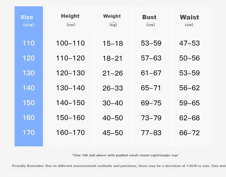 Li-Ning Children's Two-Piece Swimsuit for Girls, 2025 New Style Swimwear, Conservative Sun Protection Swimwear Set for Older Children And Middle School Students 10