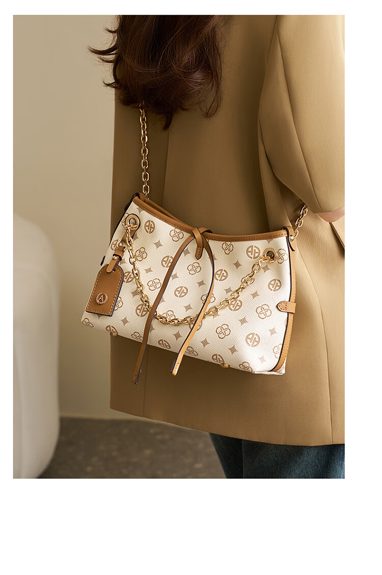 Aokang Women's Trendy Fashion Chic Tote Bag Commuter Versatile Shoulder Bag Birthday New Year Gift for Girlfriend Wife 8