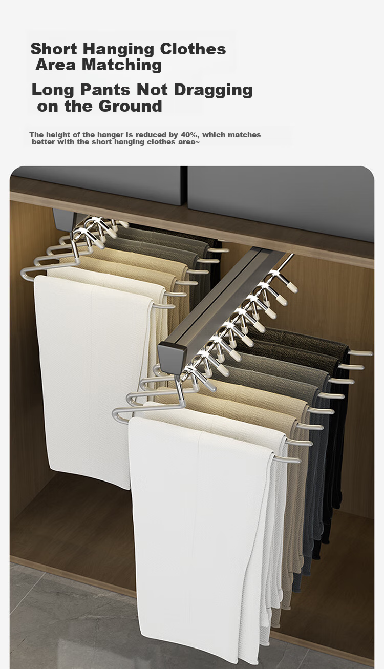 MARYYA Goose-Shaped Pants Hanger, Household Seamless Non-Slip Trouser Drying Rack, Specialized Storage Organizer for Pants Hangers 6