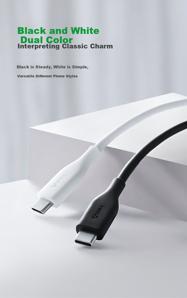 BULL Type-C Data Cable, Apple CarPlay 3A Cable for 2018 Vehicles, Compatible with IPhone 17/16/15 Pro Max, Huawei Honor Phones, 1 Meter USB-C 1
