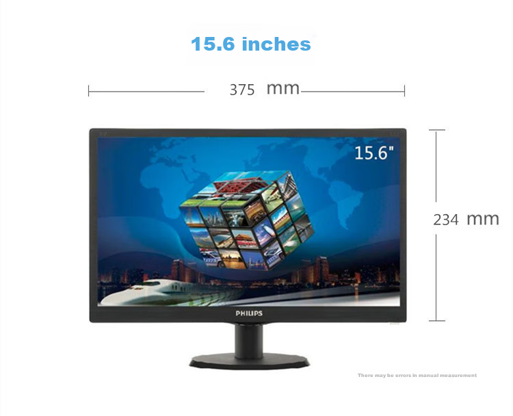 PHILIPS 17-Inch Office Monitor, 5:4 Aspect Ratio, Low Blue Light, Flicker-Free, Wall-Mountable, LED Surveillance Monitor, DVI+VGA Ports, Computer Display Screen, 170S9 3