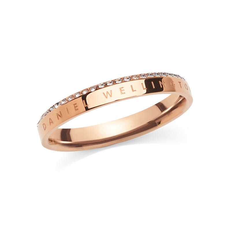 DanielWellington [Mashixun Style] DW Ring for Women, Oula Couple Rings Rose Gold Size 50 DW1540 Birthday Gift for Wome