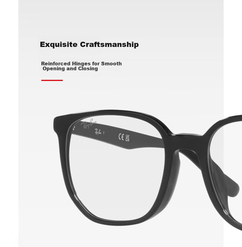 RayBan RayBan Acetate Irregular Frame, Versatile for Daily Wear And Myopia, Optical Glasses Frame 0RX5411D 5
