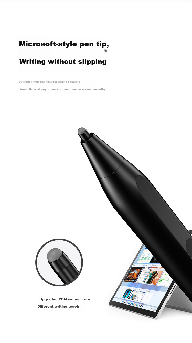CangHua Compatible with Surface Pen, 4096-Level Pressure Sensitivity, MPP2.0, for Microsoft Tablets Pro 12/11/10/9/8/X/7/6/5/4/Go2/3, Capacitive Stylus, Handwriting Pe 8