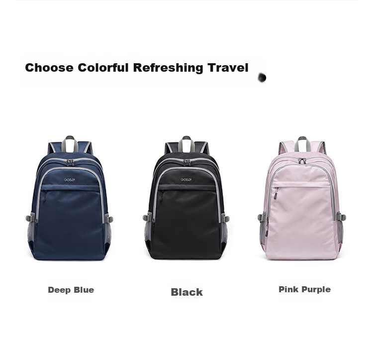GOLF Foldable Backpack for Men And Women, Water-Resistant Outdoor Travel Sports Bag, Lightweight Student Schoolbag 3