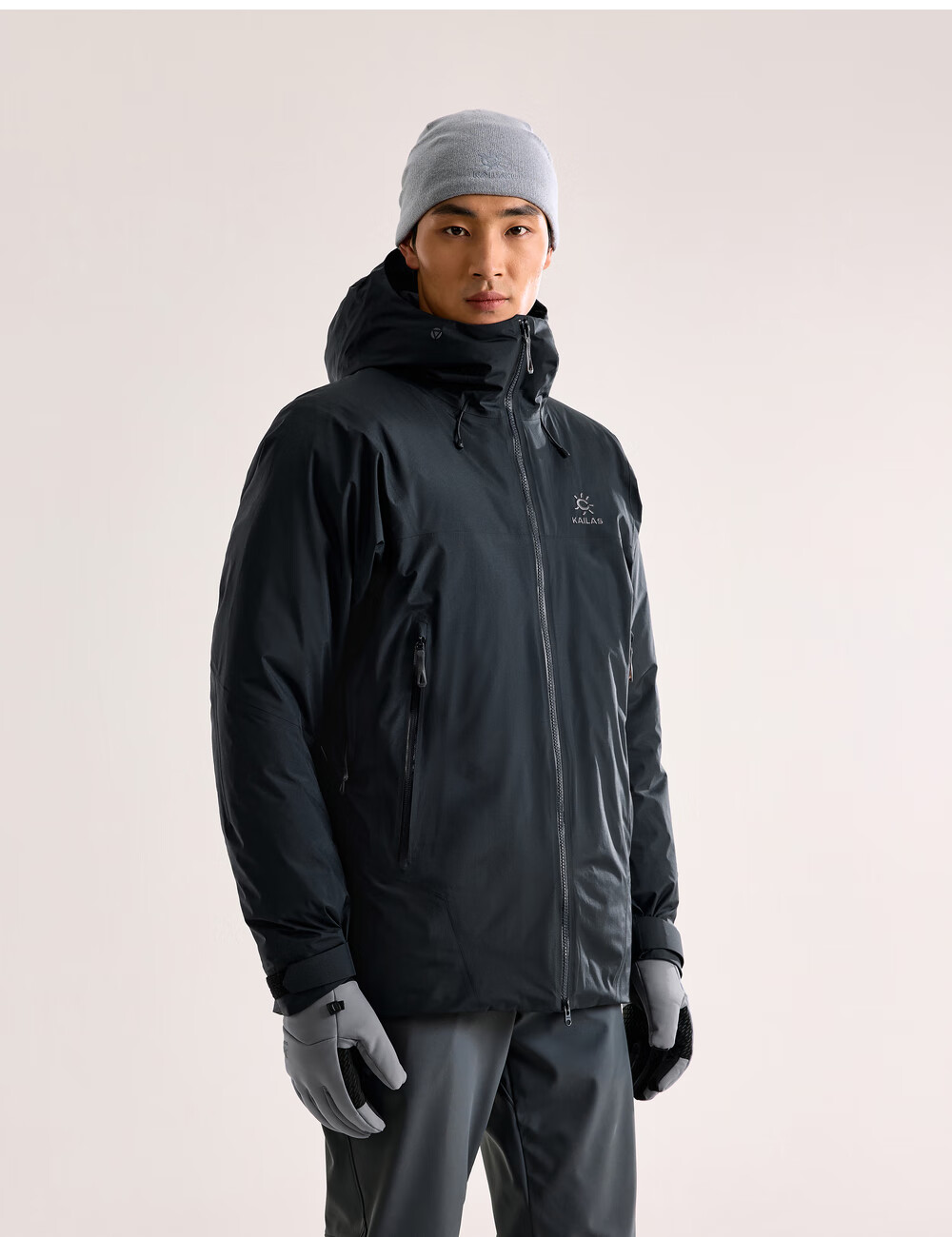 KAILAS Men's 700 Fill Power Goose Down Graphene Insulated FLT 3L Hard Shell Winter Goose Down Jacket 10