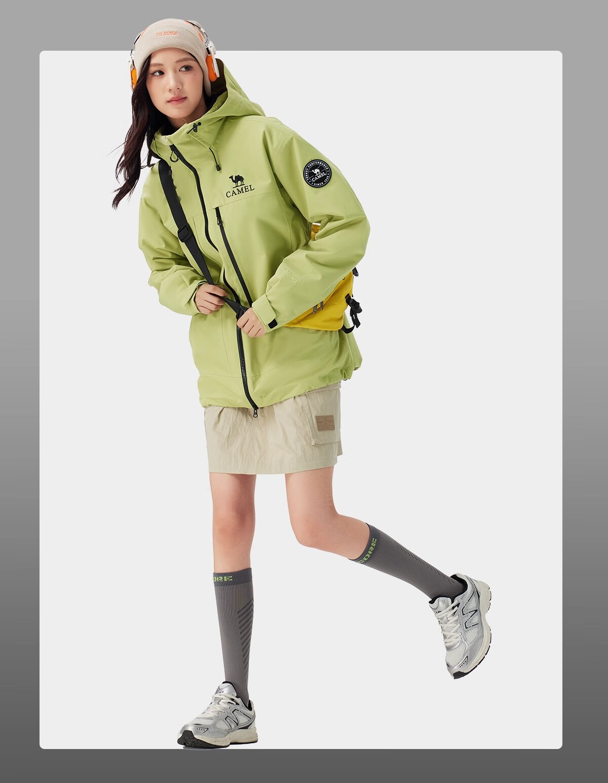 CAMEL [Wang Junkai Edition] Women's King Kai Armor Z Series 3-in-1 Unisex New Outdoor Jacket 25