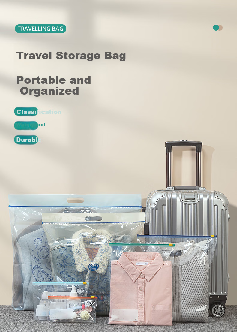 Easy Your Home Sealing Bags Travel Clothes Storage Bags Organizer Luggage Underwear Storage Portable Food 5 Large XL Size 1