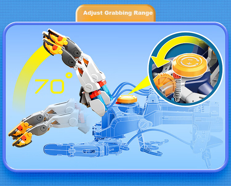 Pro'sKit Water Gun Mechanical Arm Transforming Educational Assembly Toy, Birthday Gift for Boys And Girls Aged 8-12, Educational Toy GE-639 10
