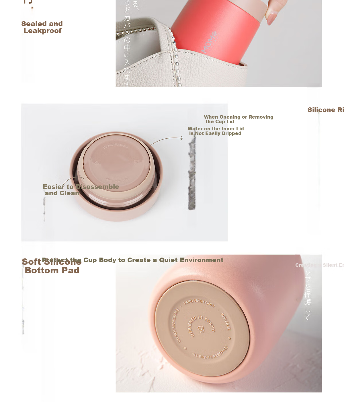MOMOCONCEPT Insulated Mug for Women, Stylish Momo Large Belly Cup, Birthday And Holiday Gift, Coffee Cup, Portable Water Bottle, Thermos 11