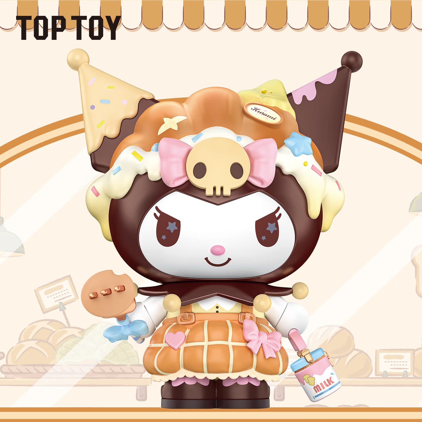 Конструктор "Ready Player One Sanrio Kuromi Bread Party" Большой Куроми, сборные блоки, детская игрушка, подарок девочке на день рождения