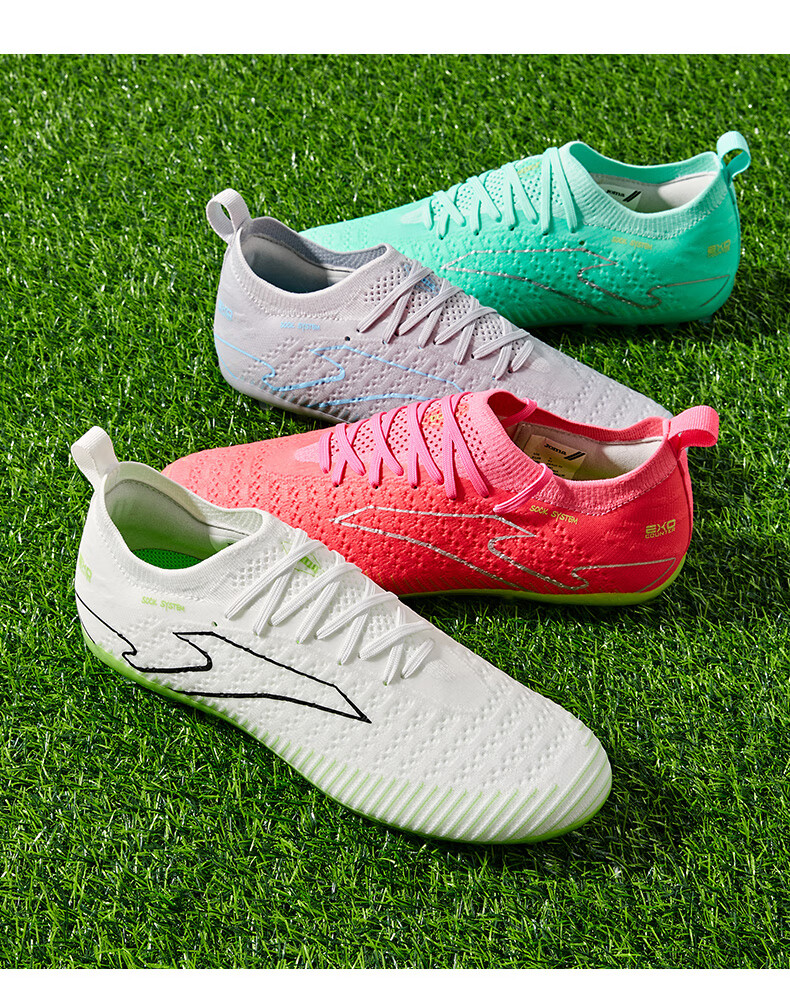JOMA Thunder Sock Football Shoes MG Short Studs Non-slip Wear-resistant Lightweight Speed Training Shoes Rose Red Size 40 2