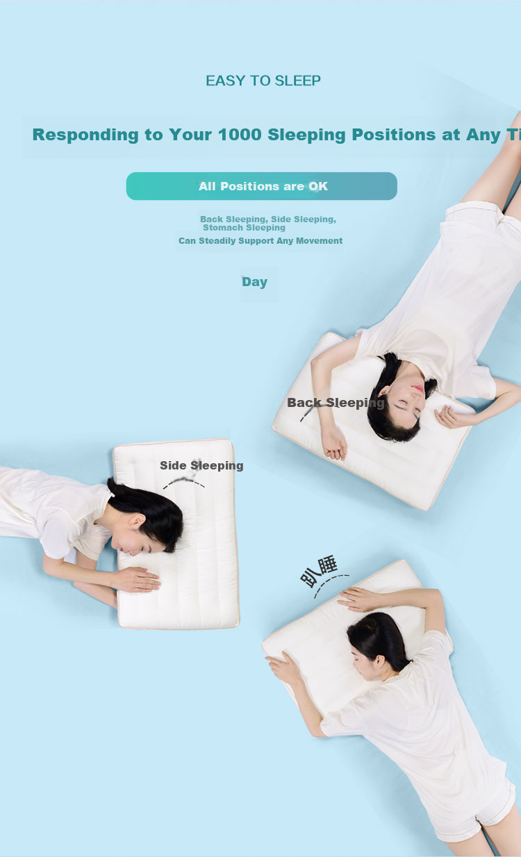 FUANNA Home Textile Pillow, Anti-Mite And Antibacterial Pillow Core, Washable, Low Pillow, Pure Cotton Fabric, Hotel Pillow Core, 70*45cm, M 8
