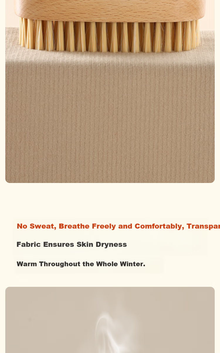 MiiOW Women's Thermal Underwear, Ladies' Wool And Silk Thermal Wear, Double-Sided Fleece, No Bra Needed, Warm Vest for Women, Suitable for Outdoor Wear 16