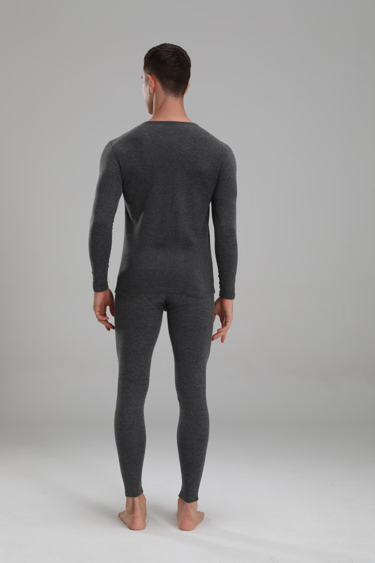 MiiOW Modal Mink Velvet + Acetate Thermal Velvet Men's Thermal Underwear Set [2025 Autumn Winter New] 4
