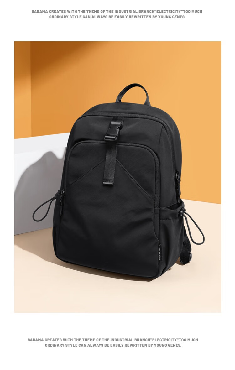 GOLF Men's Casual Backpack Unisex 14-inch Laptop Student School Bag Lightweight Travel Sports Small Backpack 3