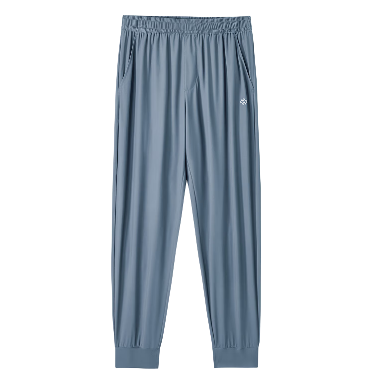 JD Jingzao Men's Quick-Dry Sports Pants Casual Pants Spring Summer Running Fitness Breathable Sweatpants Training Pants Blue Ox M