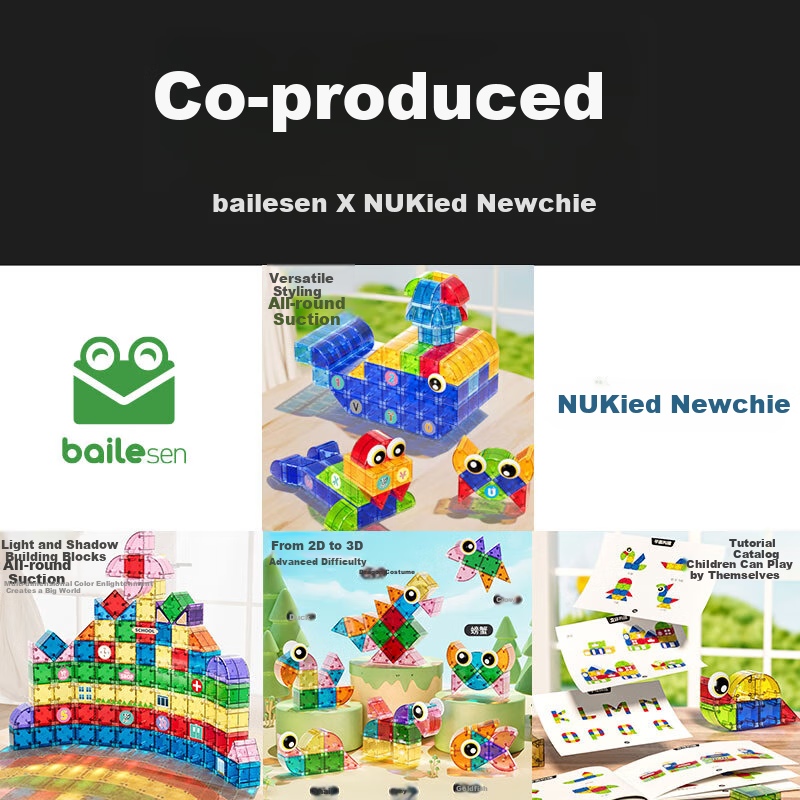 Nukied Magnetic Building Blocks, 3D Magnetic Cubes, Geometric Assembly Toys for Babies And Children, Educational Toys, Birthday Gifts