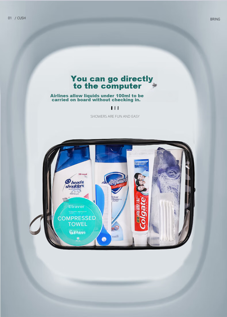 Etravel Travel Toiletry Set [12 Pieces] Business Trip Toiletry Kit for Men And Women, Including Shampoo, Shower Gel, And Toiletry Cup 6
