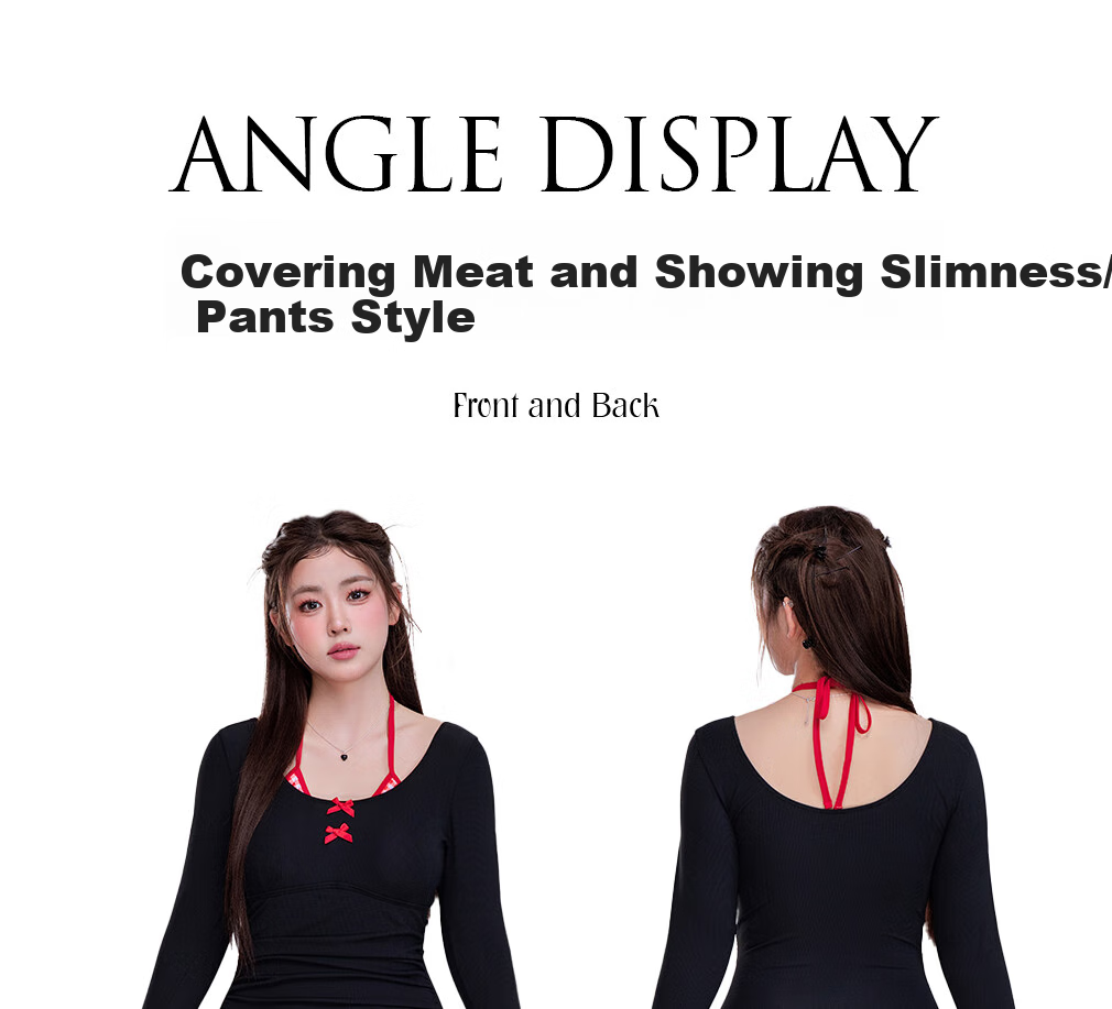 Agliondy Plus Size Swimsuit for Women, Slimming One-Piece Swimwear to Conceal Belly And Flaws, Sexy Hot Spring Resort Style, New 2026 Collectio 4