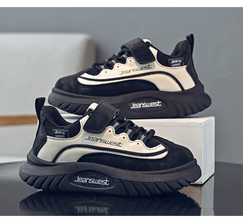 Jeanswest Kids Outdoor Sports Shoes Boys Lightweight Comfortable Casual Shoes C1A013 Blue Size 31 Spring Autumn 4