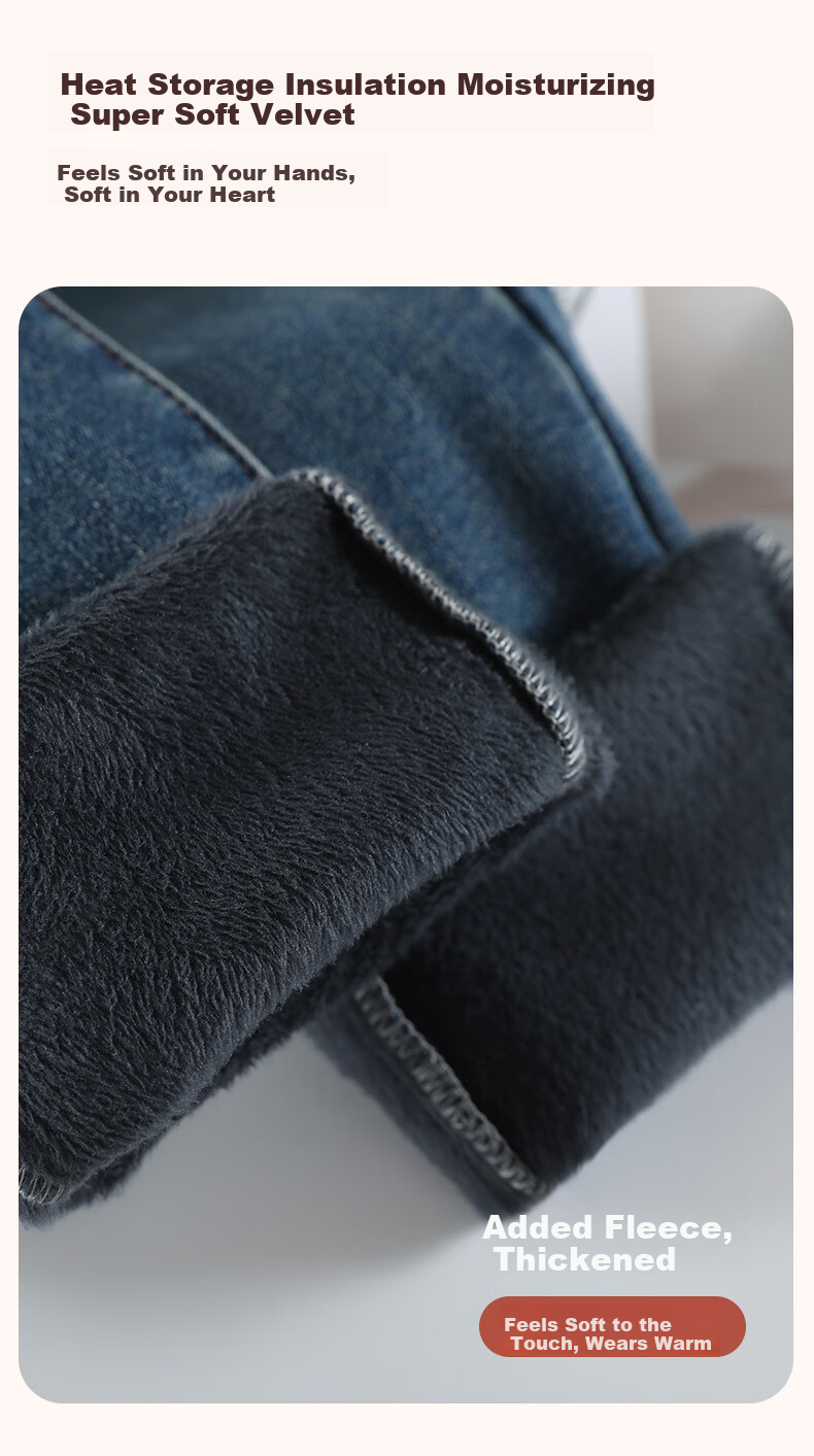 LangSha High-Waisted Jeans with Double Buttons for Women, Spring And Autumn Fashion, Leather Label, Skinny Pants, High Elasticity, Slimming, Fitted Pencil Pants for Wome 14