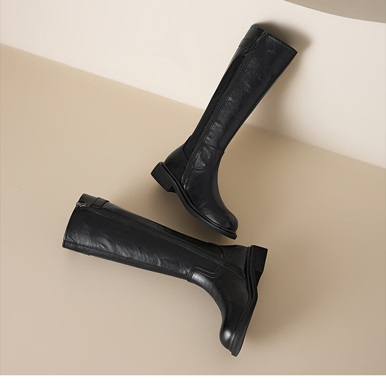 St&Sat Platform Height Increasing Knee-High Boots Women 2025 New Autumn Winter Hot Denim Tall British Knight Boots 12