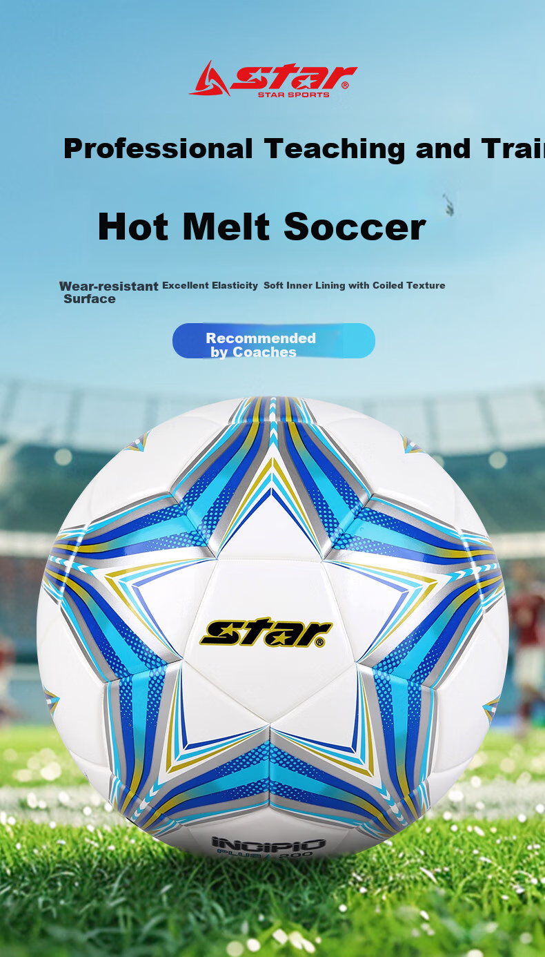 Star Soccer Ball Size 5 Adult Youth Middle School Entrance Exam Standard Professional Competition Training Ball Hot Glue SB21A6025 1