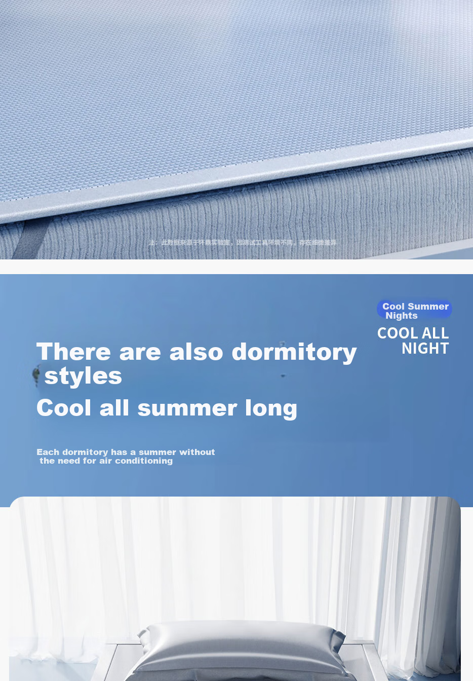 Huadn Carbon Fiber Ice Silk Cooling Mat, Washable Air Conditioning Mat, Double Set, Ice Silk Mat Fitted Sheet Style 180*200cm 16