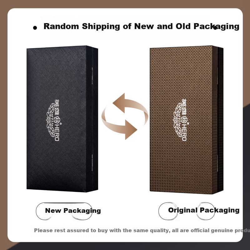 HERO Fountain Pen And Signature Pen, H708 Series 10K Gold Pen, Mid-Autumn Festival, National Day, Birthday Gift, High-End Business Stationery Gift, Classic Gift Box