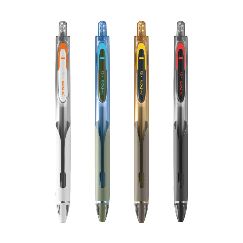 Dianshi 5A Retractable 0.5mm Black Carbon Neutral Pen Bullet Tip Double Ball Quick-Dry Smooth Student Exam Pen Back-to-School Essential - Black Barrel 12-Pack