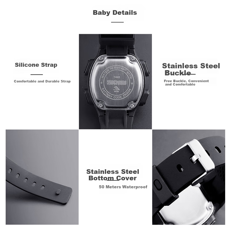 Skmei Student Digital Watch for Middle And High School Students, Teenagers' Sports Watch, Children's Alarm Clock, Time-Telling Watch, Birthday Gift 2045 16