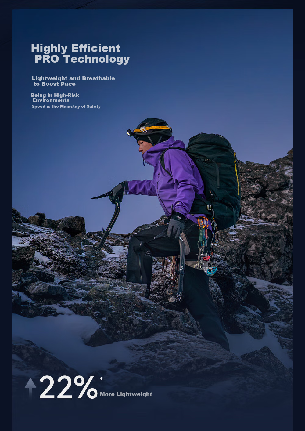 KAILAS MONT X-PRO Hard Shell Jacket Unisex GTX Waterproof Durable Lightweight Outdoor Mountaineering Coat 7