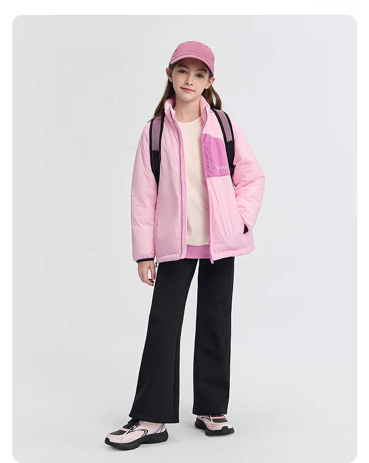 Balabala BalaOne Girls' Kids' Fleece-Lined Long Pants Winter 2025 Straight-Leg Warm Trousers 208425108012 6