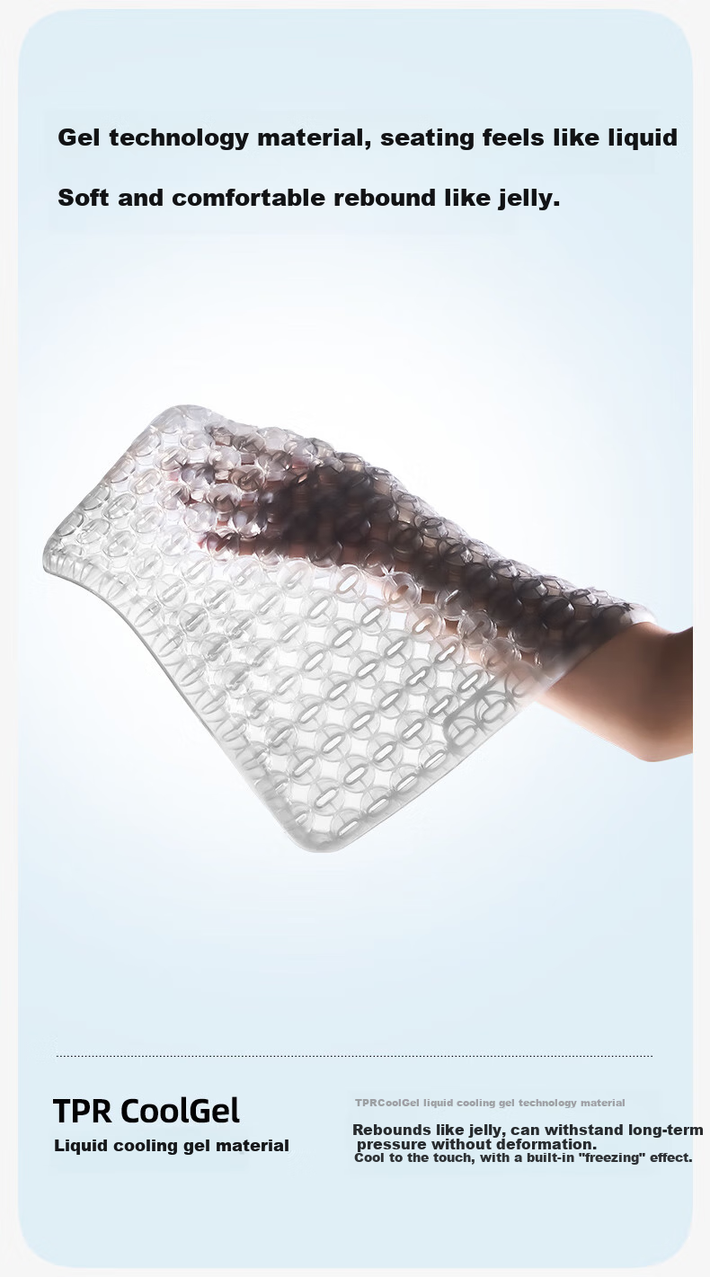 CICIDO Car Seat Cushion, Summer Honeycomb Gel Seat Pad, Universal Long-Sitting Ventilated Breathable Ice Silk Cooling Mat, Summer Seat Cushion, Ice Mat 3
