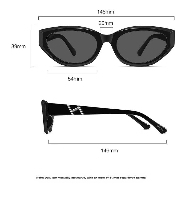 LOHO Cat Eye Sunglasses for Women, 2026 New Retro UV Protection Vacation Fashion Sunglasses LH09677 10
